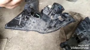 Как поменять линзы ближнего света в фаре Дэу нексия