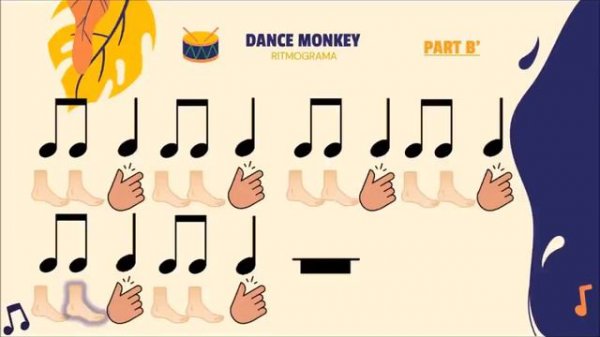 Боди Перкуссия. Ритмическая игра - DANCE MONKEY (Tones and I)