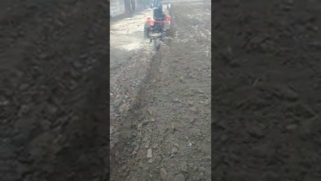 Минитрактор Кентавр т15 с двухкорпусным плугом смотреть онлайн