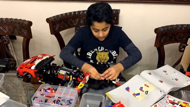 Lego Ferrari 488 GTE unboxing, build and review смотреть онлайн