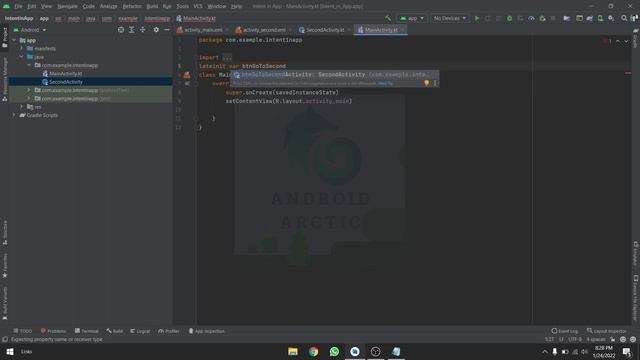 How to use Implicit Intent in Android Studio with Kotlin to start second activity in our Android Ap смотреть онлайн