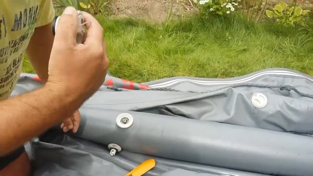 Замена клапана на лодке пвх полностью