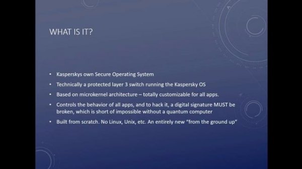 Introduction to Kaspersky OS