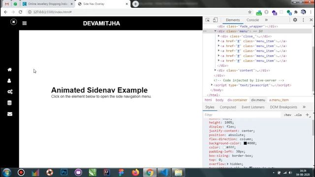 How to Create Responsive Sidebar Menu Using Html CSS & jQuery | Dashboard Sidebar Menu смотреть онлайн