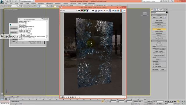 Урок по 3д макс и врей - создание морозных узоров - сложный материал vray смотреть онлайн