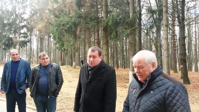 Выездное совещание главы города Волоколамск Шарова В.Н. Городской парк. 5 ноября 2015 года смотреть онлайн