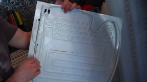 Ремонт холодильника.установка испарителя большого