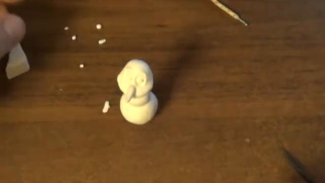 Снеговик Олаф для садика из пластики       Olaf The Snowman For The Garden Made Of Plastic