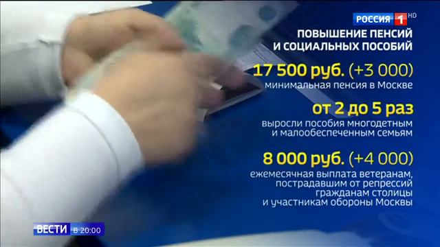 В Москве повысили пенсию от 2 до 5 раз, мин 17500рублей смотреть онлайн