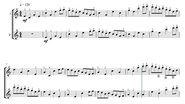 Invention in C major by Dmitry Teslov. Video Score. Sensation in the musical literature for guitar! смотреть онлайн