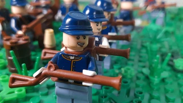 Lego American Civil War Battle of Gettysburg stop motion (film) смотреть онлайн