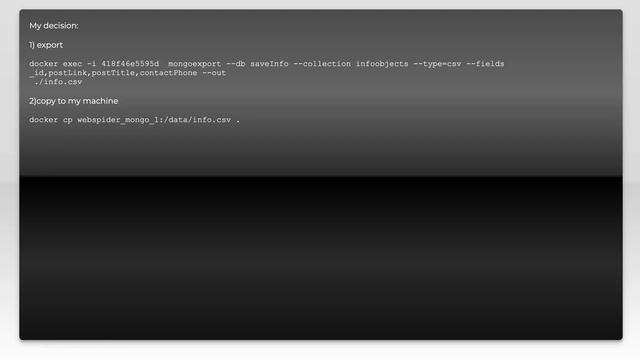 How to export Mongo-database using Docker? смотреть онлайн