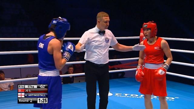 Preliminaries (W57kg) JO Son Hwa (PRK) vs ARTINGSTALL Karriss (ENG) /AIBA WWCHs Ulan Ude 2019 смотреть онлайн