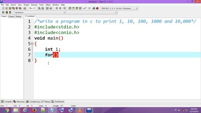 Write A Program In C to print 1, 10, 100, 1000, 10,000 numbers смотреть онлайн