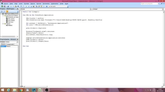 Como criar um link do Excel com PowerPoint em VBA смотреть онлайн