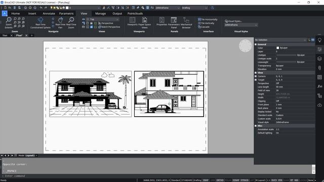 Printing 2D drawings and 3D Models in BricsCAD смотреть онлайн