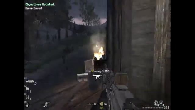 Call of Duty 4: Modern Warfare Gameplay On - ATI Mobility Radeon HD 4100 смотреть онлайн
