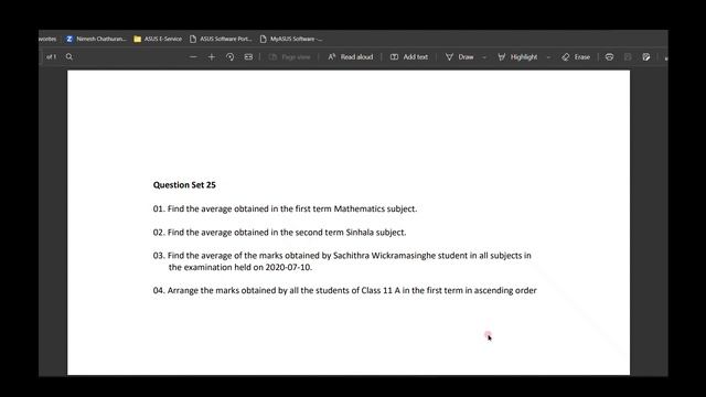 Question Set 25 / Database Management System / Java Institute смотреть онлайн