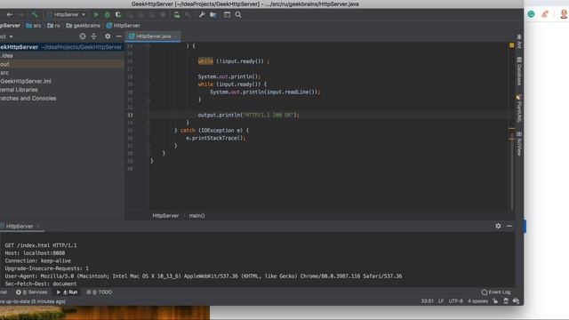 Как создать свой веб-сервер на Java за 60 минут часть 4 смотреть онлайн