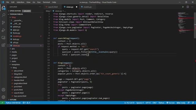 Django search form [filter with Q object] - Build A Blog With Django (part 11) смотреть онлайн