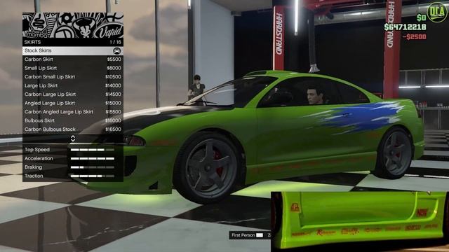 GTA 5 - F&F 1 Movie Build - Brian's Mitsubishi Eclipse - Penumbra FF Customization смотреть онлайн