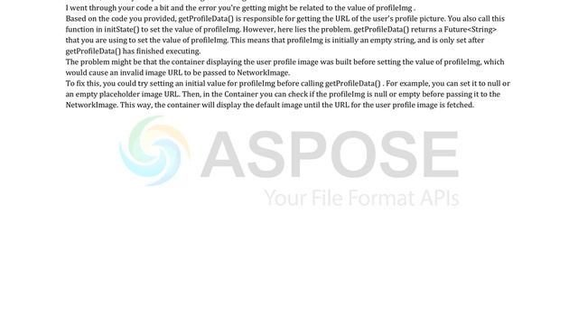 Invalid argument s No host specified in URI file while fetching imageUrl in Flutter смотреть онлайн