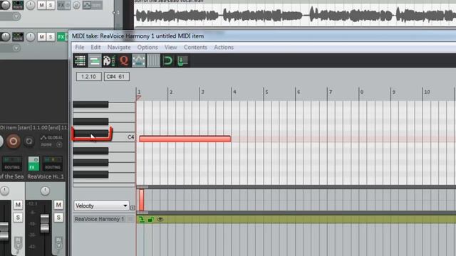 Use Reaper's ReaVoice Effect To Create Vocal Harmonies