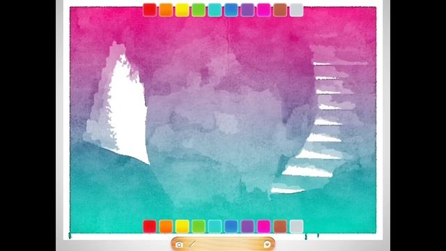 Turn Any Photo Into A Watercolor Drawing -- Popsicolor iPad App Review смотреть онлайн