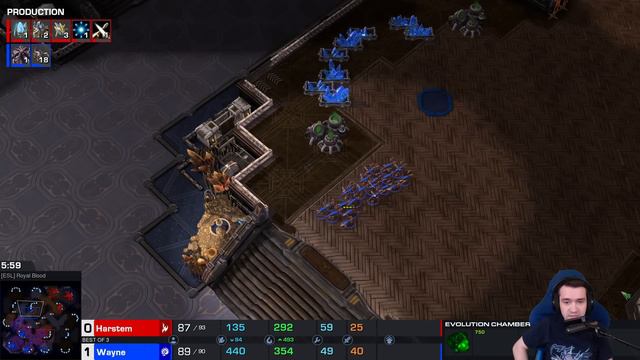 Harstem's WILD Micro Protoss! StarCraft 2 смотреть онлайн