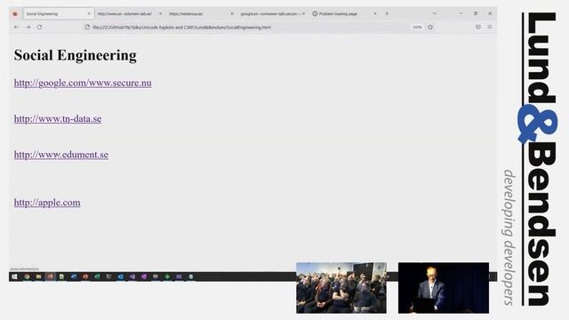 Tore Nestenius: Unicode Exploits and Cross-Site Request Forgery" (English) смотреть онлайн