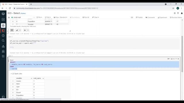 Databricks: Fazendo SELECT usando SQL e PySpark [PT-BR] смотреть онлайн