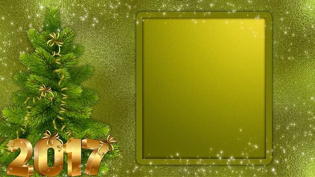 ФУТАЖ НОВОГОДНИЙ ФОН для текста или фото 2017 смотреть онлайн