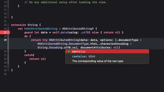 Html String Parsing in Swift | Swift Tutorials | Showing Html Content in a label iOS смотреть онлайн