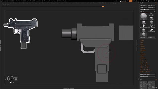 8. Инструменты  Zbrush
Dynamesh And Sculptris