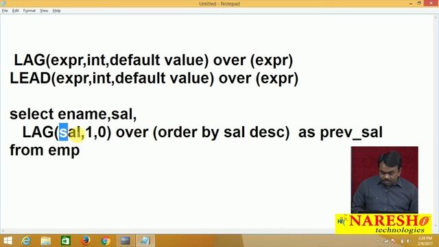 LAG and LEAD in SQL | Oracle SQL Tutorial Videos | Mr.Vijay Kumar смотреть онлайн