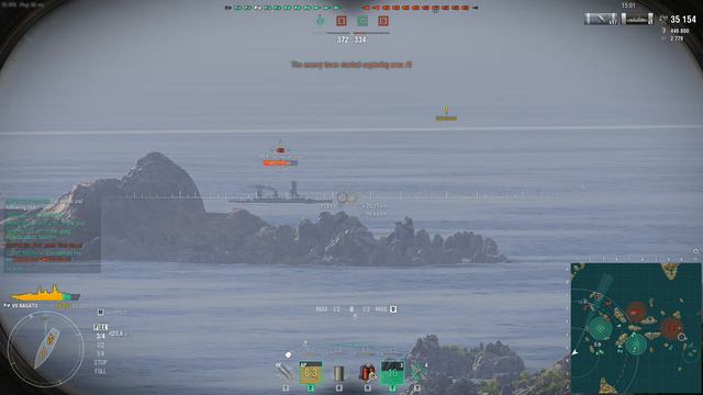 World Of Warships Random Battle Gameplay With NAGATO Battleship (No Commentary Gameplay) смотреть онлайн