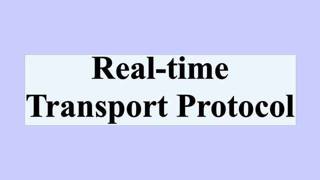 Real-time Transport Protocol смотреть онлайн
