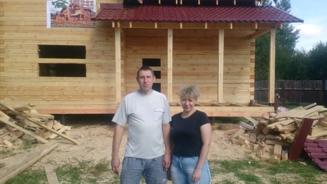 Отзыв о строительстве дома из бруса Древгород смотреть онлайн