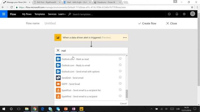 Power BI Alerts, Microsoft Flow scenārijos смотреть онлайн