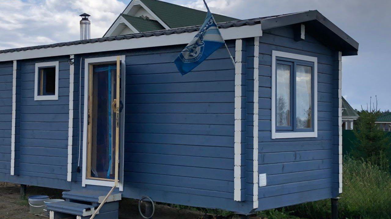 Баня из бруса под ключ. Отзыв 36. Проект с возможностью ночлега. смотреть онлайн