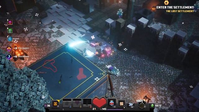 Lost Settlement Gameplay Walk Through - Apocalypse VII | Minecraft Dungeons Creeping Winter DLC смотреть онлайн