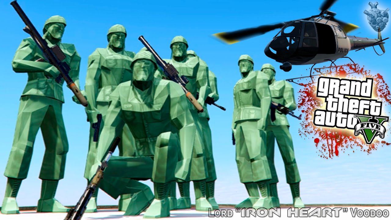 ГТА 5 МОДЫ! ПЛАСТИКОВЫЕ СОЛДАТИКИ АТАКУЮ ГОРОД! ВИДЕО ОБЗОР GTA V ЛУЧШИХ МОДОВ GTA 5 MODS #218 смотреть онлайн