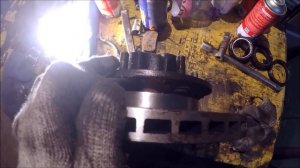 Замена тормозных дисков и подшипники ступицы Pajero 2