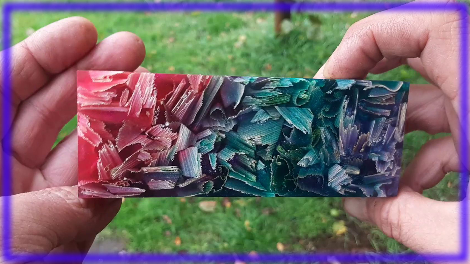 Рукоять для ножа Листья кукурузы в эпоксидке смотреть онлайн