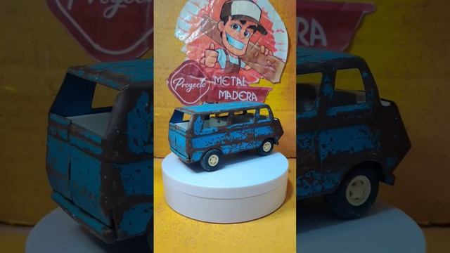 Vintage Mini Tonka Blue Ford Van 1970s. #tiktok #custom #diy #restoration #antique #antigos #toy. смотреть онлайн