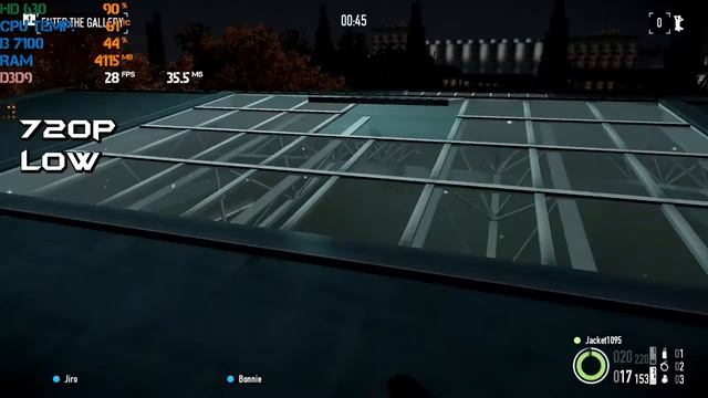 Payday 2 || Intel HD/UHD 520/530/620/630 + i3 7100 Performance Test || 720p Low Settings Benchmark смотреть онлайн