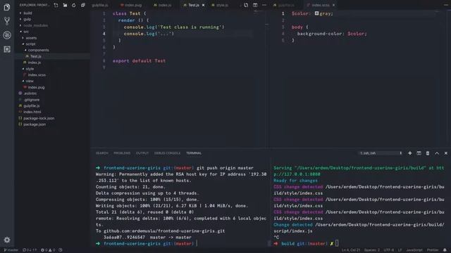 Front-end üzerine, Giriş V (Github, Npm, gulp) смотреть онлайн