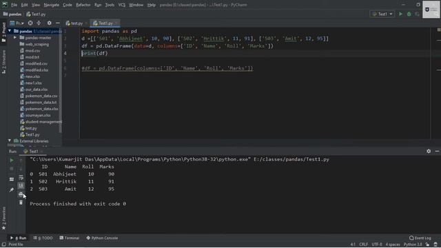 Hindi | Python Tutorial | Pandas Dataframe | Part 1 смотреть онлайн