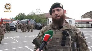 Личный состав ОМОНа «АХМАТ-1» Управления Росгвардии по Чеченской Республике отправился на замену сво