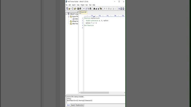 03. Creating a DLL. The Fortran Builder makes it easy to create a DLL.(with NAG Fortran) смотреть онлайн